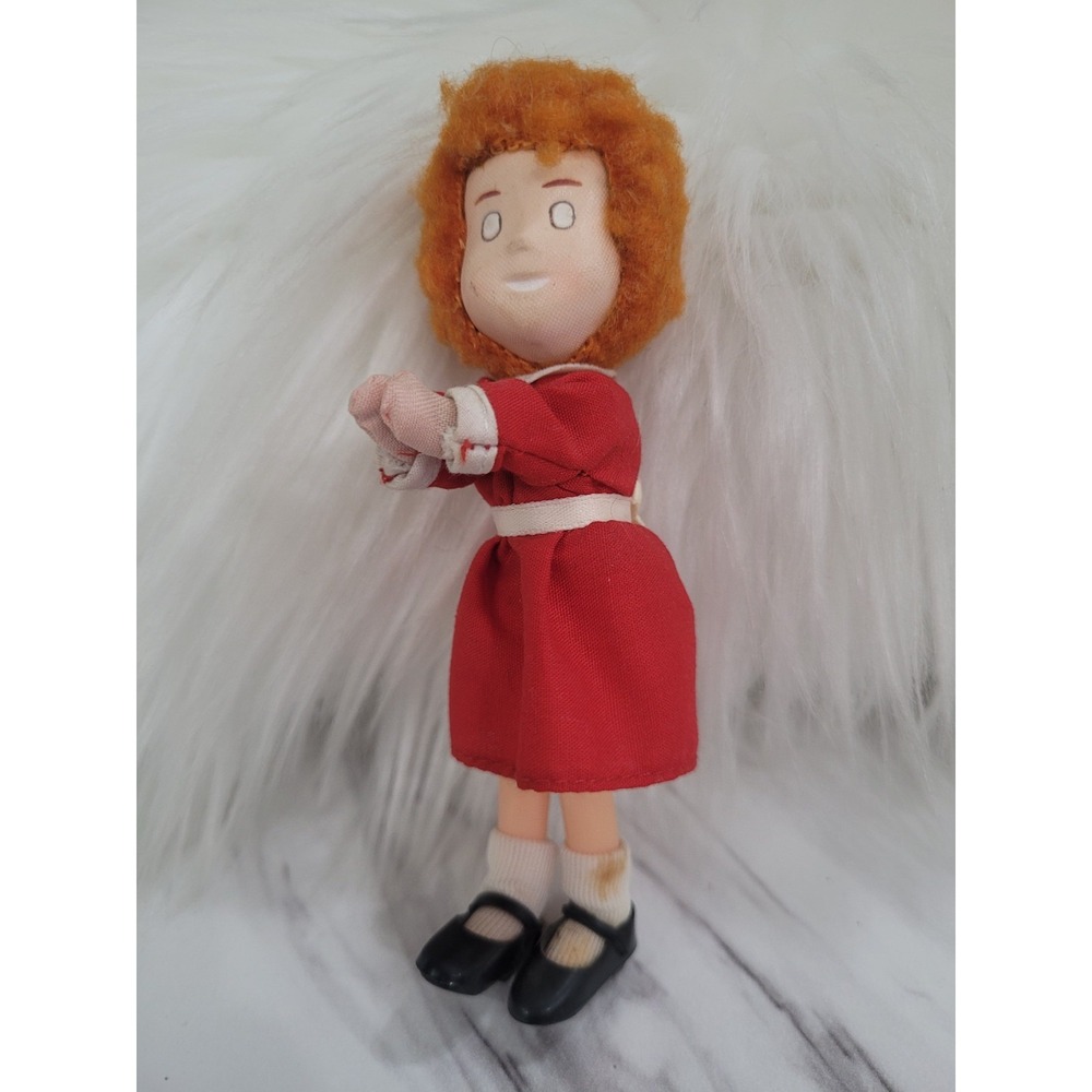 Vtg 1982 Little Orphan Annie Mirror Pencil Cling Pinch Pal Applause